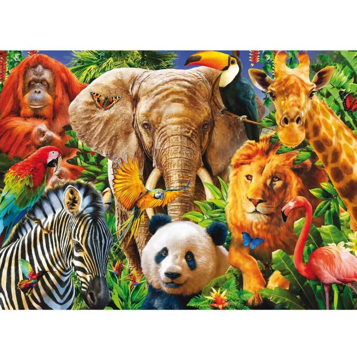 - Puzzle collage de animales salvajes 500 piezas ㅤ*EDUCA BORRAS Outlet