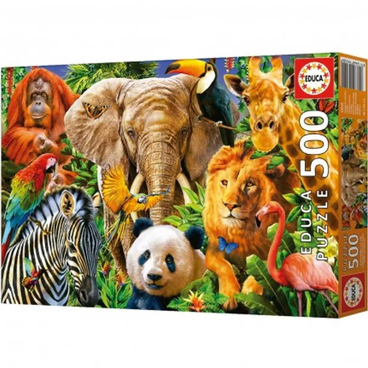 - Puzzle collage de animales salvajes 500 piezas ㅤ*EDUCA BORRAS Outlet