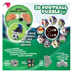 - Puzzle 3D fútbol*EDUCA BORRAS Online