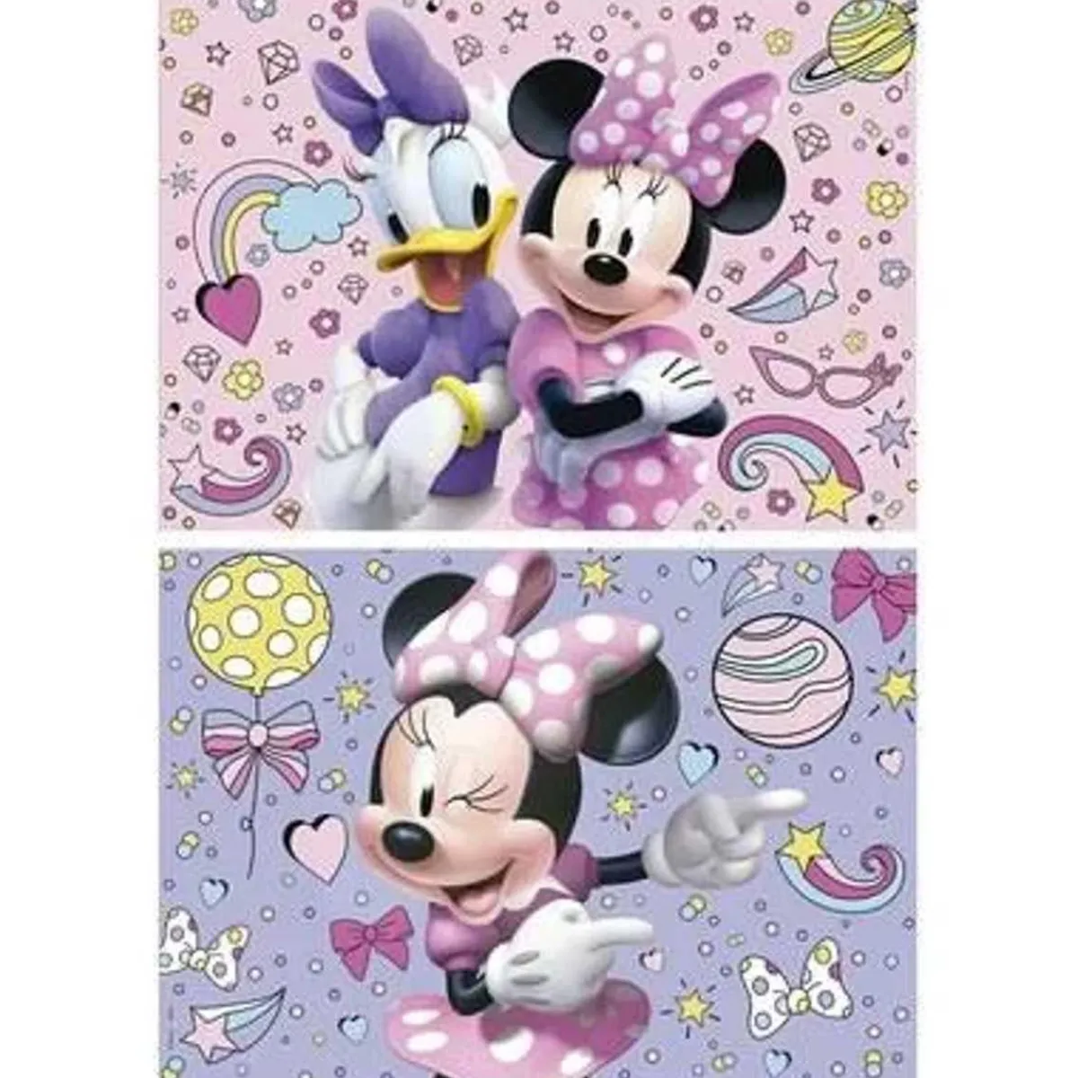 - Set de 2 Puzzles Minnie: 48 piezas cada uno, 28x20 cm montados ㅤ*EDUCA BORRAS Discount