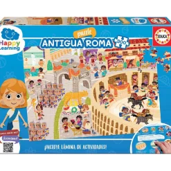 Educa Borrás - Antigua Roma - Puzzle 300 piezas Happy Learning*EDUCA BORRAS Hot