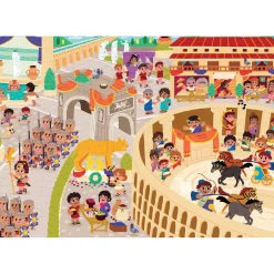 Educa Borrás - Antigua Roma - Puzzle 300 piezas Happy Learning*EDUCA BORRAS Hot