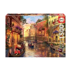 Borrás - Atardecer en Venecia - Puzzle 1500 piezas*EDUCA New