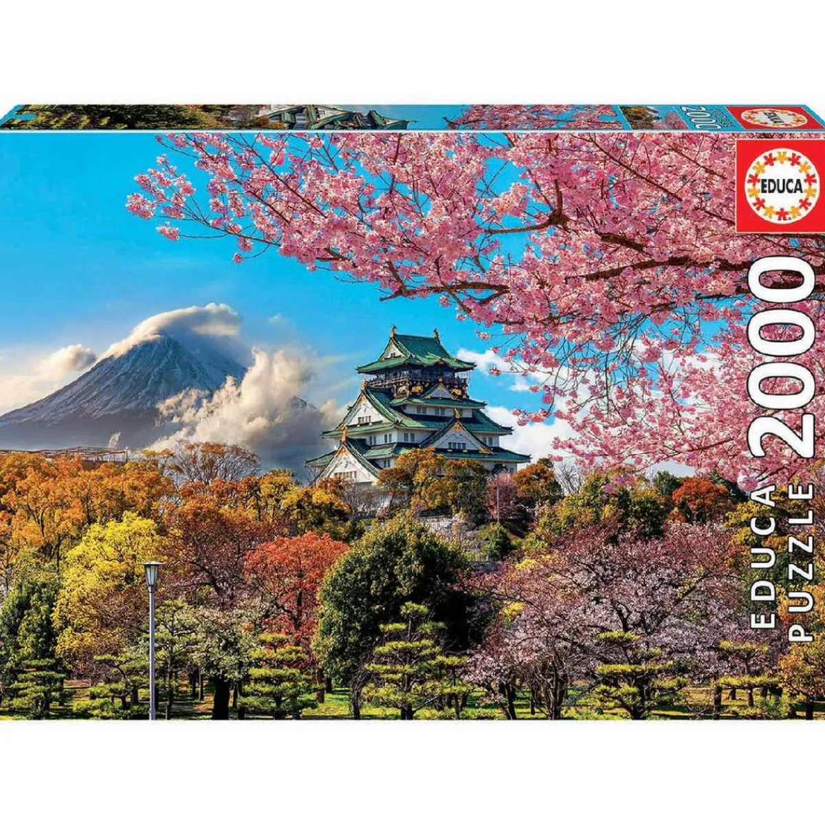 Educa Borrás - Castillo de Osaka, Japón - Puzzle 2000 piezas*EDUCA BORRAS Outlet