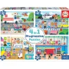 Educa Borrás - Héroes en acción - Pack 4 puzzles progresivos*EDUCA BORRAS Discount