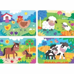 New Educa Borrás - Mamás y bebés - My first 4 puzzles Juegos Y Puzzles