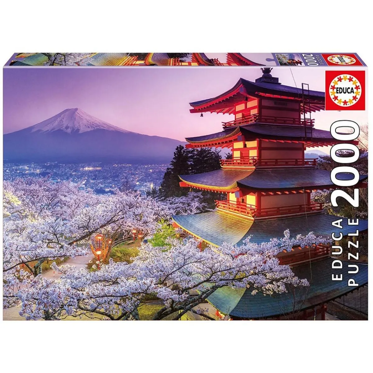 Best Borrás - Monte Fuji, Japón - Puzzle 2000 Piezas Juegos Y Puzzles