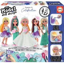 Online Educa Borrás - Muñeca My Model Doll Design Celebration Arte Y Manualidades