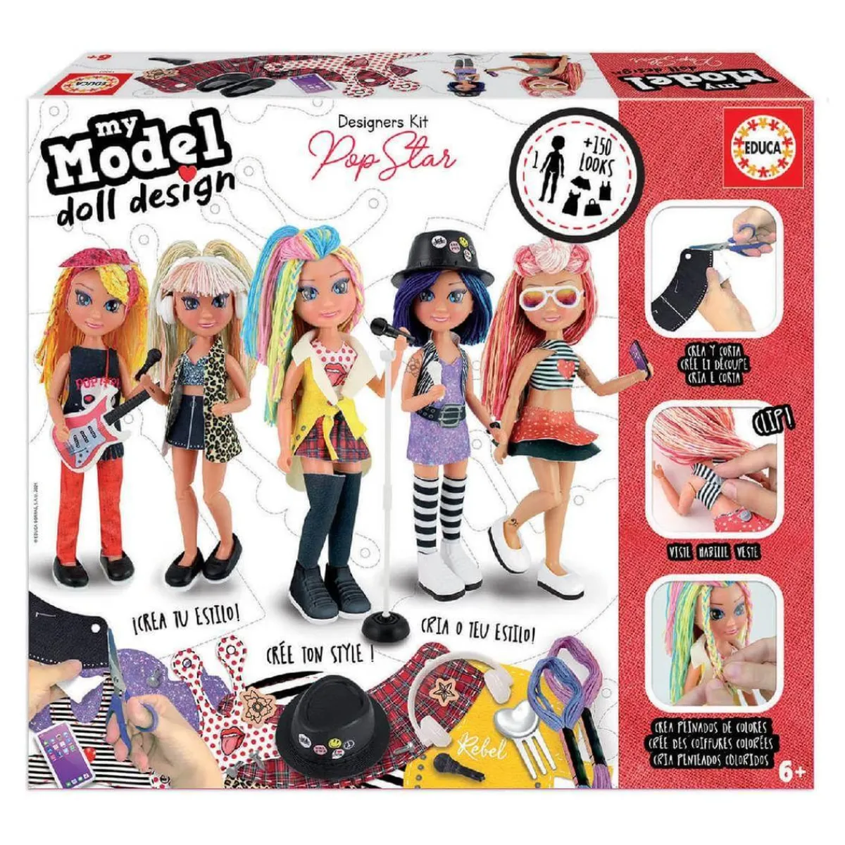 Educa Borrás - Muñeca My Model Doll Design Pop Star*EDUCA BORRAS Discount