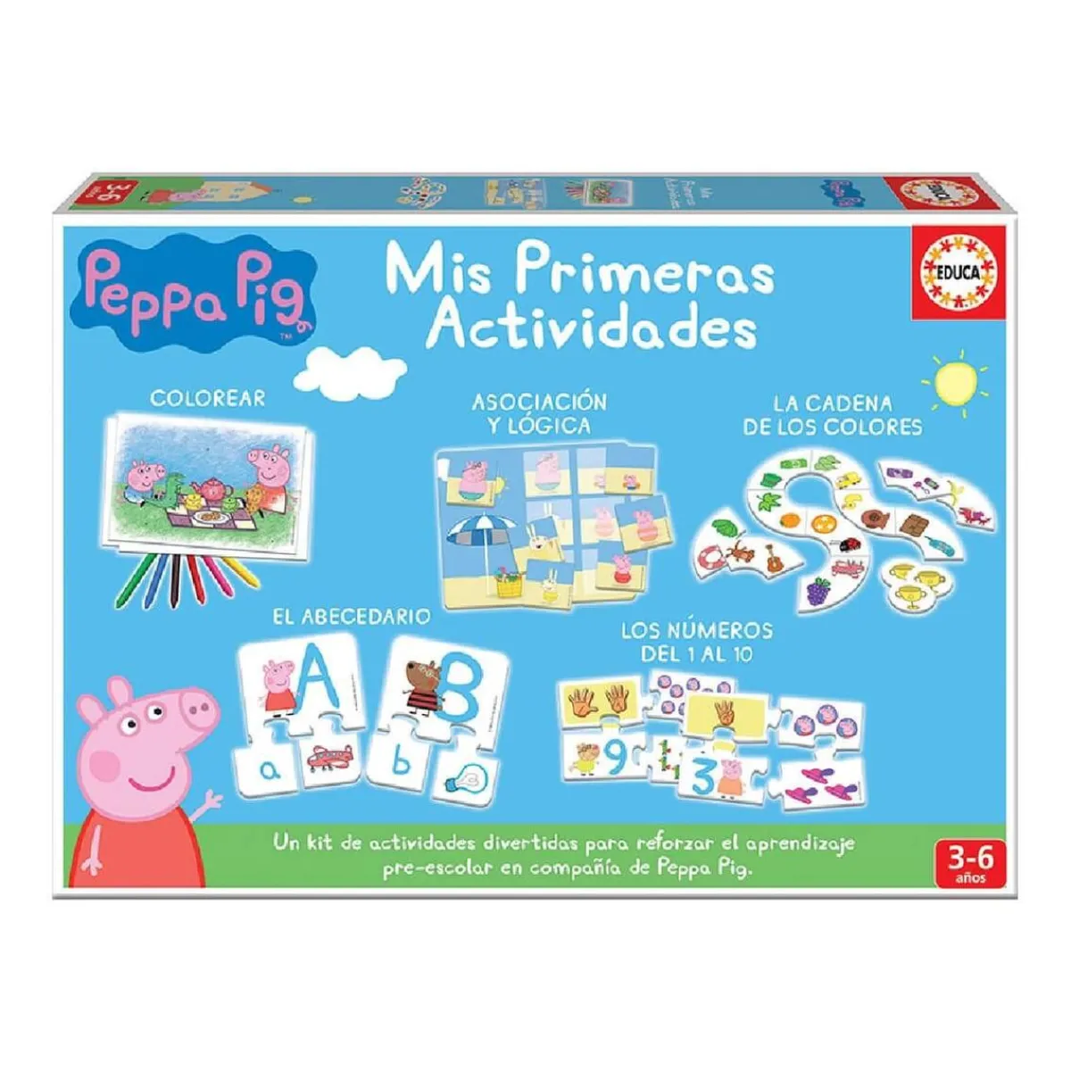 Hot Borrás - Peppa Pig - Mis Primeras Actividades Juguetes Educativos Y Libros|Juegos Y Puzzles