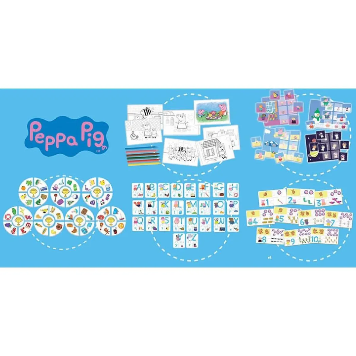 Hot Borrás - Peppa Pig - Mis Primeras Actividades Juguetes Educativos Y Libros|Juegos Y Puzzles