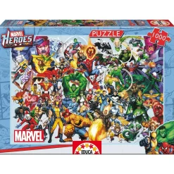 Borrás - Puzzle 1000 Piezas "Los Héroes De Marvel Juegos Y Puzzles