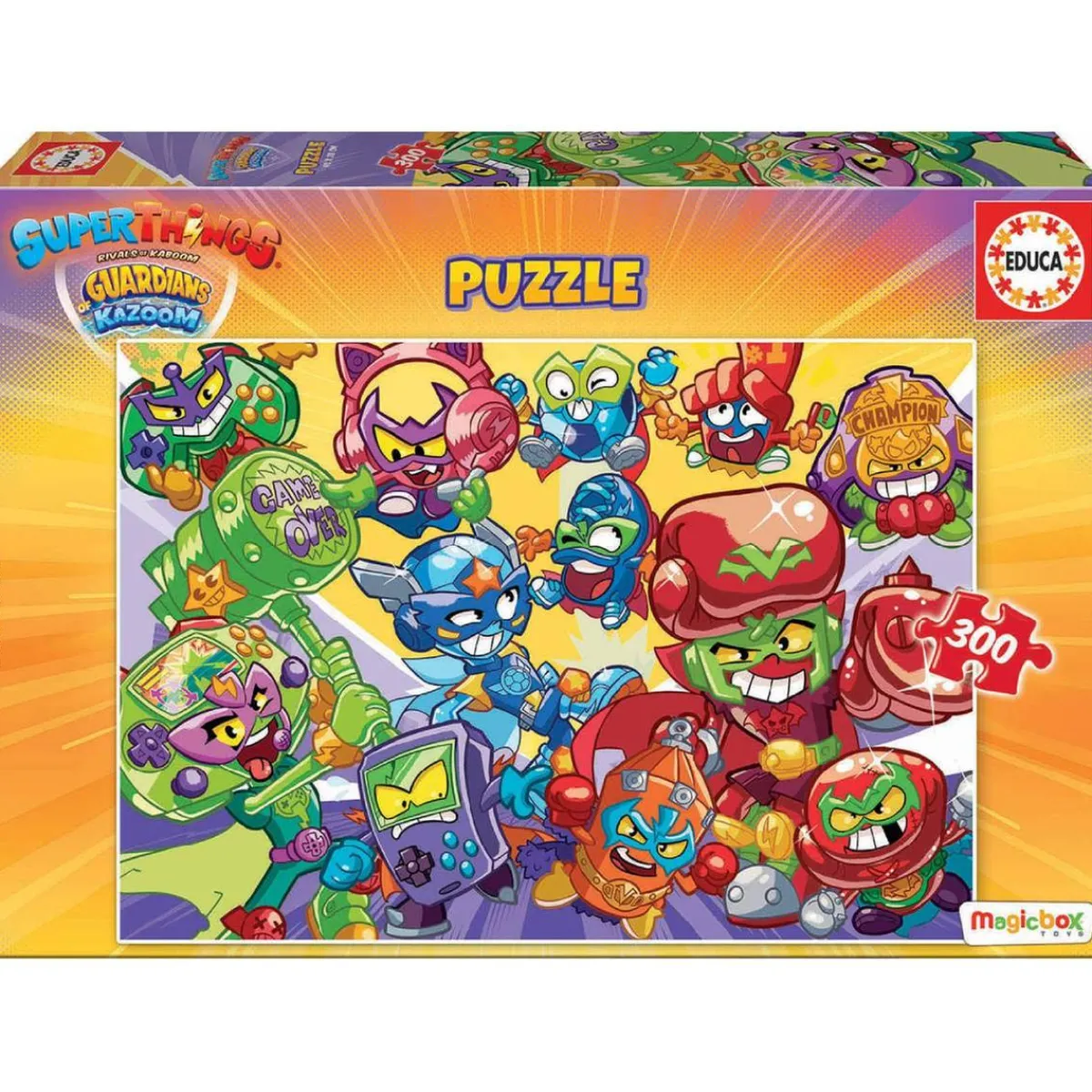 New Educa Borrás - SuperThings - Puzzle 300 piezas Juegos Y Puzzles