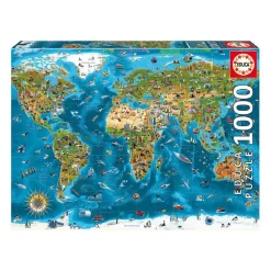 Educa Borrás - Wonders of the World - Puzzle 1000 piezas*EDUCA BORRAS Sale