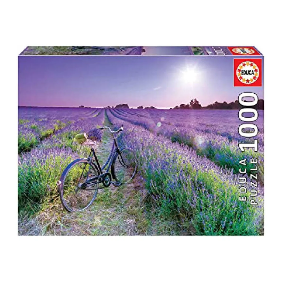 Educa Borrás - Bicicleta en campo de lavanda - Puzzle 1000 piezas*EDUCA BORRAS Online