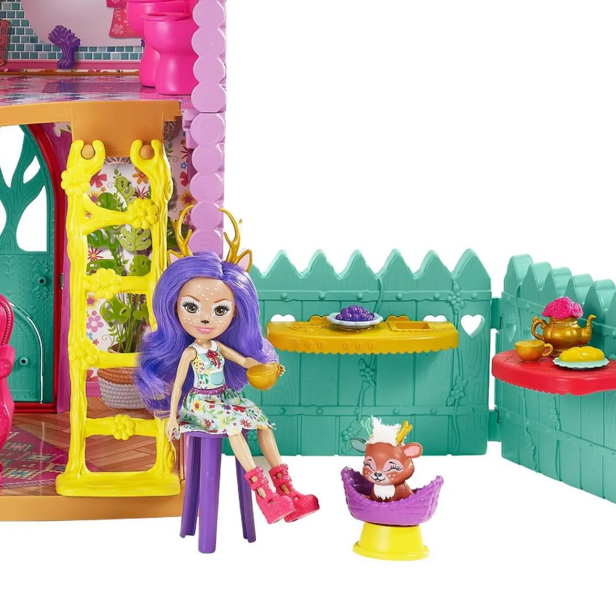Sale Enchantimals - muñeca Danessa Deer con casa de ciervos Muñecas