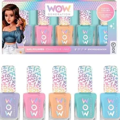 Esmalte de uñas Multicolor Pack de 5 botes Wow Generation ㅤ*RAVENSBURGER IBÉRICA New
