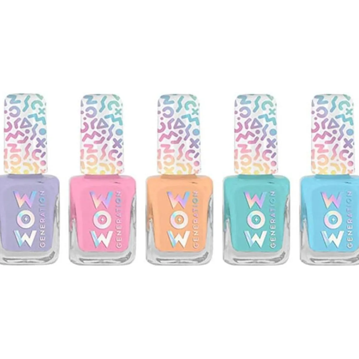 Esmalte de uñas Multicolor Pack de 5 botes Wow Generation ㅤ*RAVENSBURGER IBÉRICA New