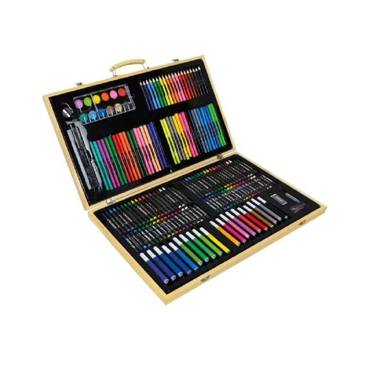 Sale Estuche de madera 180 piezas Arte Y Manualidades