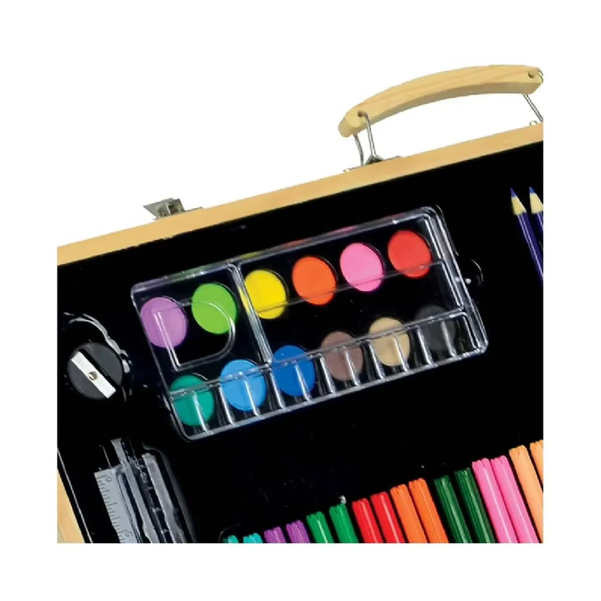 Sale Estuche de madera 180 piezas Arte Y Manualidades