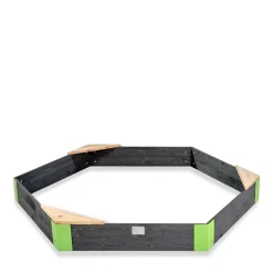 Online Exit - Arenero de madera Aksent Hexágono 200 x 170 cm Juguetes De Verano