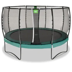 Discount Exit - Cama elástica Allure Premium 427 cm verde Camas Elásticas