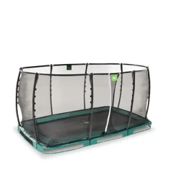 Outlet Exit - Cama elástica de suelo Allure Premium 244 x 427 cm verde Camas Elásticas