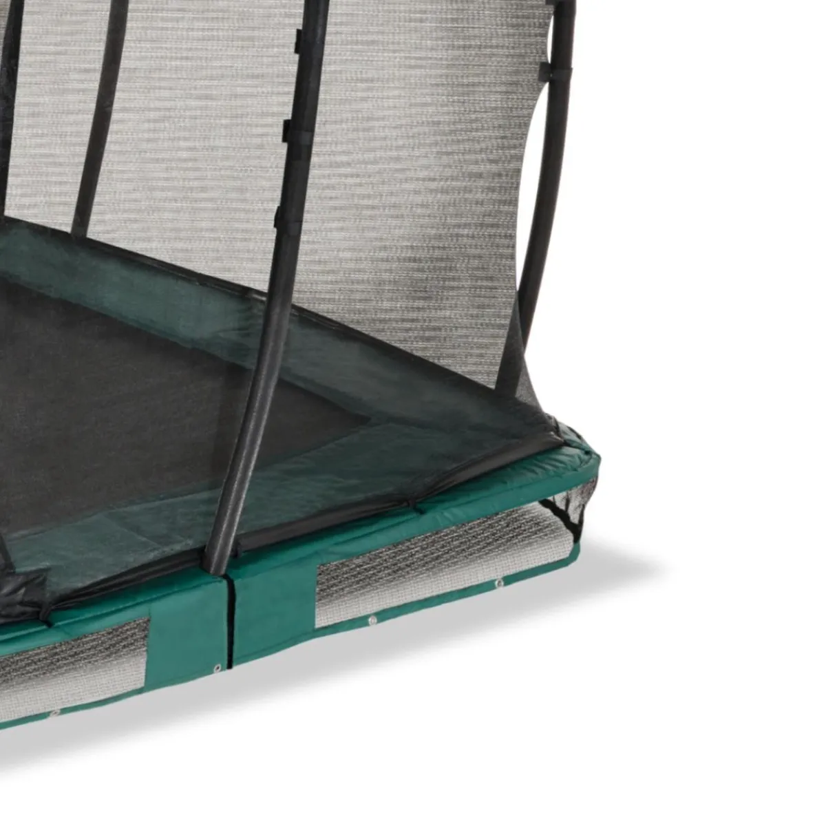 Outlet Exit - Cama elástica de suelo Allure Premium 244 x 427 cm verde Camas Elásticas