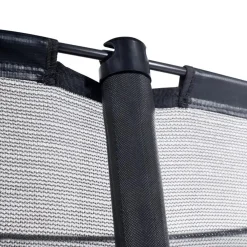 Online Exit - Cama elástica de suelo Dynamic 427 cm negro con red de seguridad Camas Elásticas