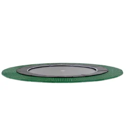 Exit - Cama elástica de suelo Dynamic 427 cm negro con perímetro de seguridad*Exit Toys