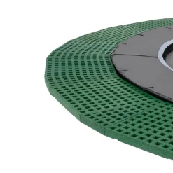 Exit - Cama elástica de suelo Dynamic 427 cm negro con perímetro de seguridad*Exit Toys