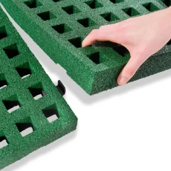 Exit - Cama elástica de suelo Dynamic 427 cm negro con perímetro de seguridad*Exit Toys