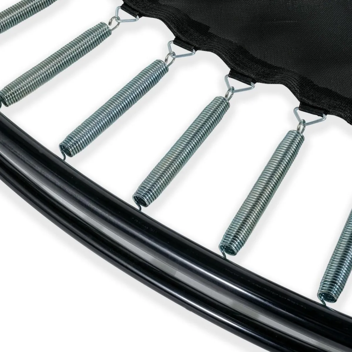 Hot Exit - Cama elástica de suelo Dynamic 305 cm negro con perímetro de seguridad Camas Elásticas