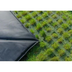 Exit - Cama elástica de suelo Dynamic 305 x 519 cm negro con perímetro de seguridad*Exit Toys Discount