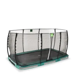 Exit - Cama elástica de suelo Allure Classic 244 x 427 cm verde*Exit Toys Online