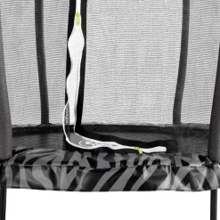 Exit - Cama elástica Junior Tiggy negro/gris con red de seguridad*Exit Toys Clearance