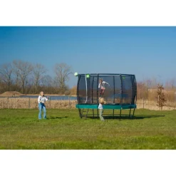 Clearance Exit - Cama elástica Lotus Premium 366 cm verde Camas Elásticas