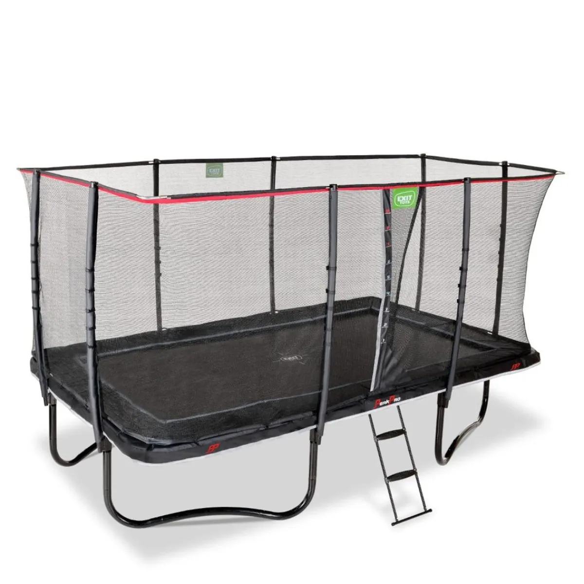 Exit - Cama elástica PeakPro 244 x 427 cm negro*Exit Toys Discount