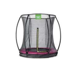 Sale Exit - Cama elástica Silhouette redonda de suelo rosa 183 cm Camas Elásticas