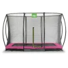 Exit - Cama elástica Silhouette rectangular de suelo rosa 244 cm*Exit Toys