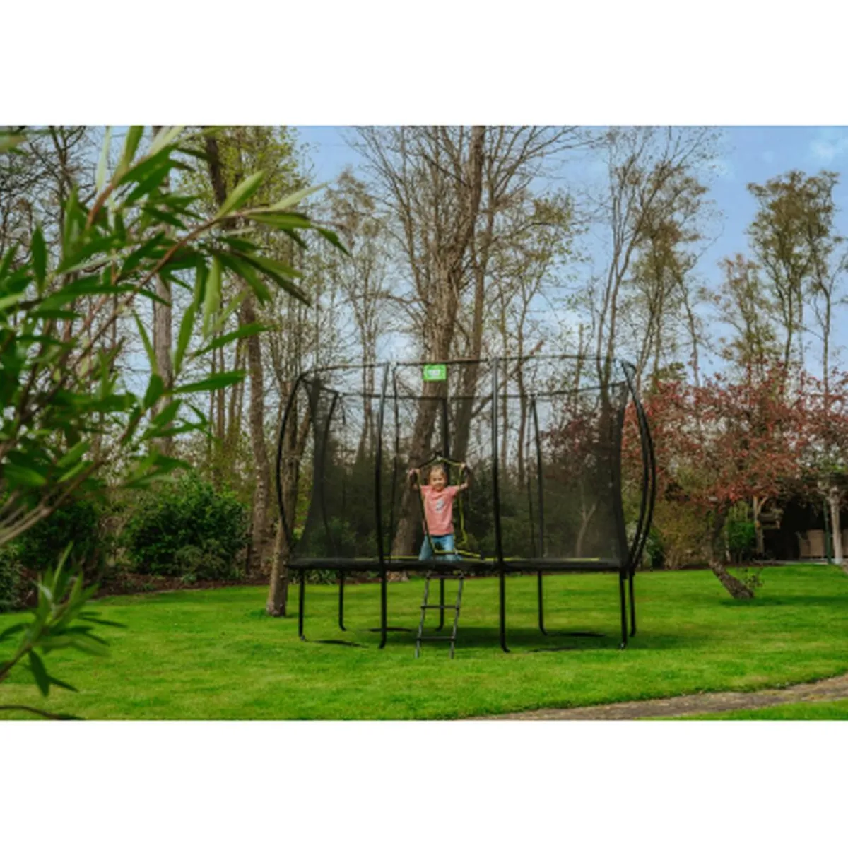 Exit - Cama elástica Silhouette rectangular 244 cm*Exit Toys Discount