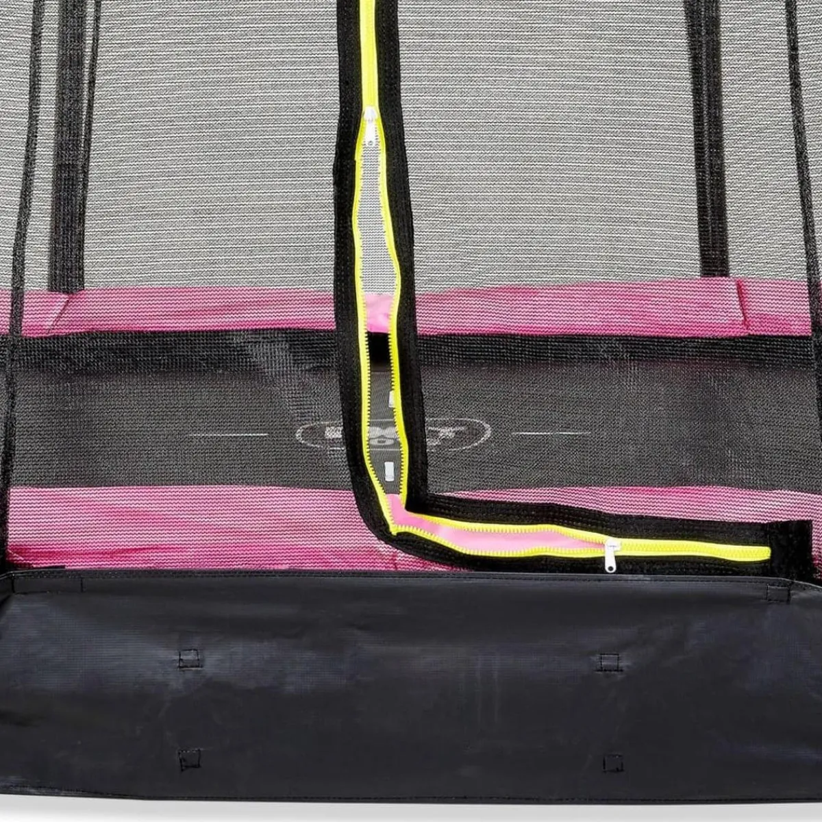 Exit - Cama elástica Silhouette redonda de suelo rosa 366 cm*Exit Toys Discount