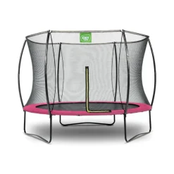 Sale Exit - Cama elástica Silhouette redonda rosa 244 cm Camas Elásticas