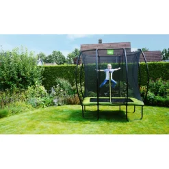 New Exit - Cama elástica Silhouette rectangular verde 153 cm Camas Elásticas