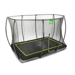 Exit - Cama elástica Silhouette rectangular de suelo 214 cm*Exit Toys