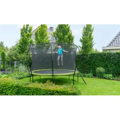 Exit - Cama elástica Silhouette redonda verde 244 cm*Exit Toys New