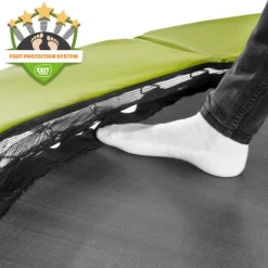 Hot Exit - Cama elástica Silhouette redonda verde 305 cm Camas Elásticas