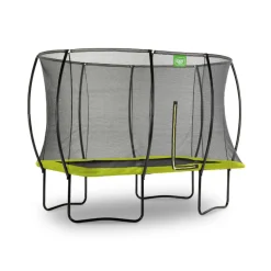 Best Exit - Cama elástica Silhouette rectangular verde 244 cm Camas Elásticas