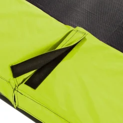 Hot Exit - Cama elástica Silhouette rectangular de suelo verde 214 cm Camas Elásticas