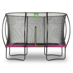Outlet Exit - Cama elástica Silhouette rectangular rosa 244 cm Camas Elásticas